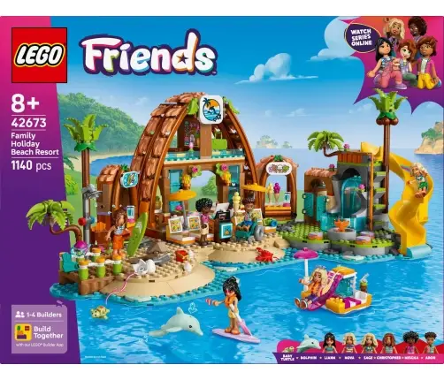 LEGO Friends Family Vacation Beach Resort 42673