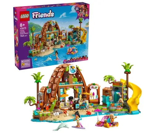 LEGO Friends Family Vacation Beach Resort 42673