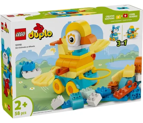 LEGO Duplo Town 3In1 Animals On Wheels 10448