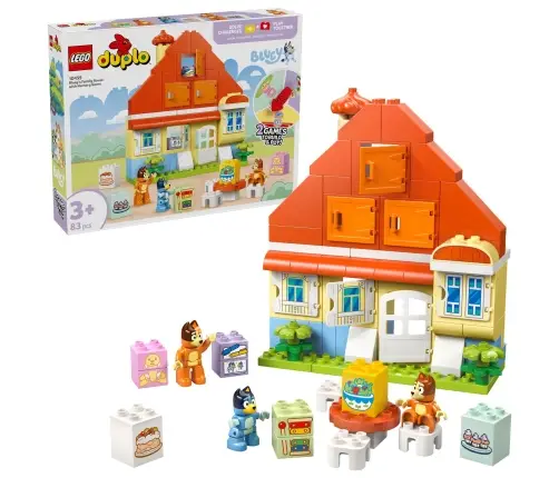 LEGO Duplo Bluey BlueyS Family House With Memory Game 10459