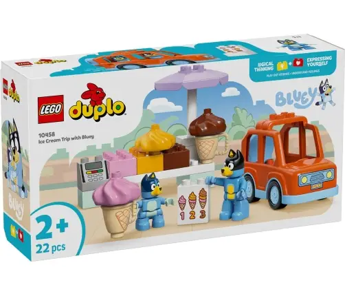 LEGO Duplo Bluey Ice Cream Trip With Bluey 10458