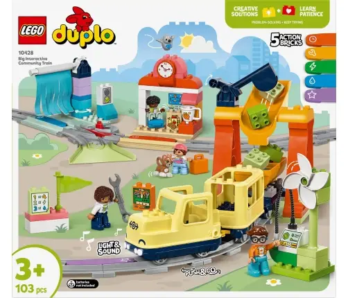 LEGO Duplo Town Big Interactive Community Train 10428