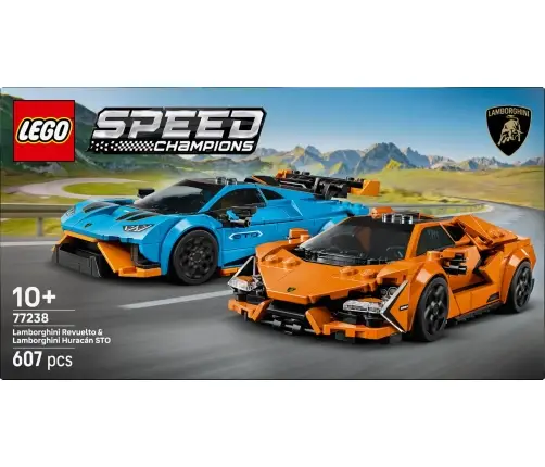 LEGO Speed Champions Lamborghini Revuelto & Huracán Sto 77238