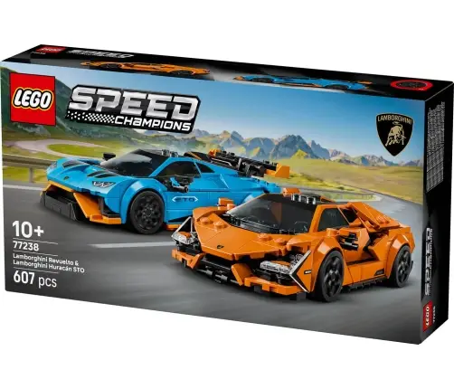 LEGO Speed Champions Lamborghini Revuelto & Huracán Sto 77238