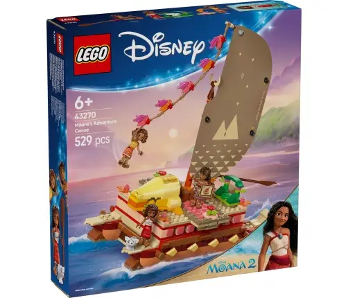 LEGO Disney Princess MoanaS Adventure Canoe 43270
