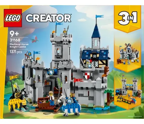 LEGO Creator Medieval Horse Knight Castle 31168