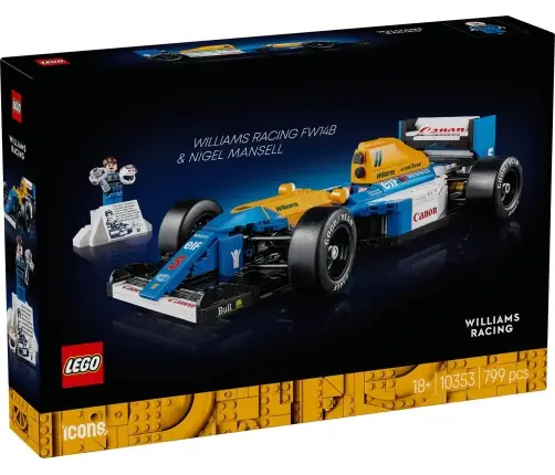 LEGO Icons Williams Racing Fw14B & Nigel Mansell 10353