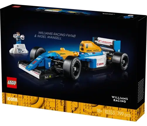 LEGO Icons Williams Racing Fw14B & Nigel Mansell 10353