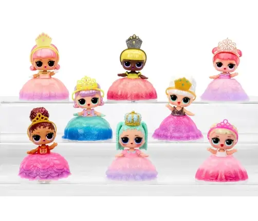 542193-EUC L.O.L. Surprise Princess Tots Asst