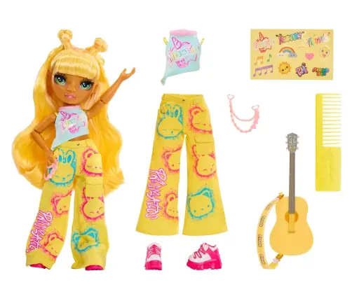 565628-EUC Rainbow High Junior High Doll Sunny