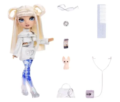 429265-INT Rainbow High Sparkle & Shine Doll White