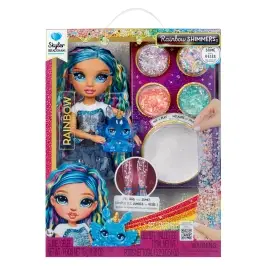 122418-EU Rainbow High Rainbow Shimmers with Slime Fashion Doll - Skyler (blue)