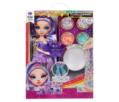 122425-EU Rainbow High Rainbow Shimmers with Slime Fashion Doll – Violet (purple)