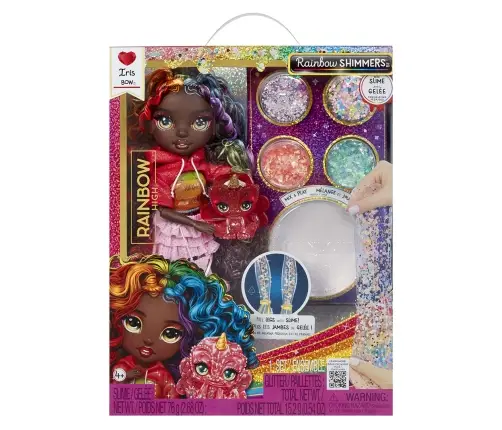 122432-EU Rainbow High Rainbow Shimmers with Slime Fashion Doll Iris (rainbow)