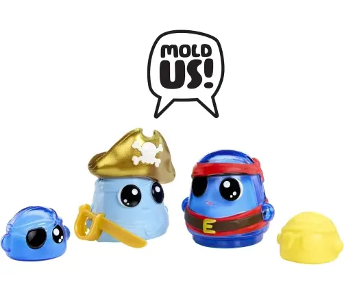 123088-EUC DohKins Pirate Ship Playset