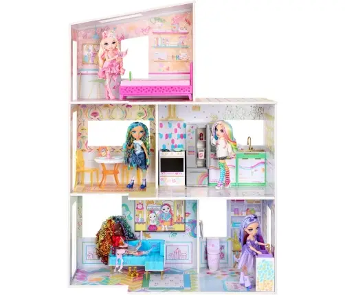 543077-EUC Rainbow High Color & Play House
