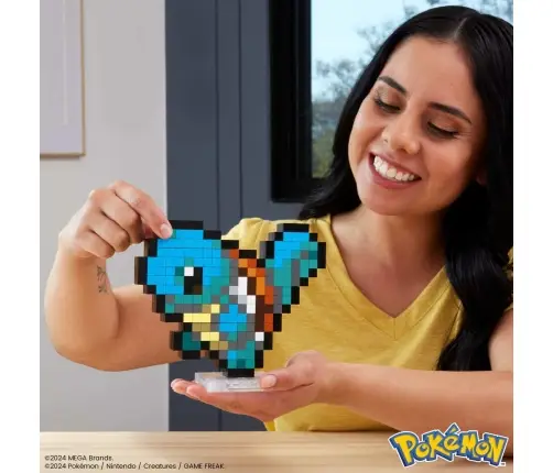 MEGA Pokemon Pixel Squirtle HTH77
