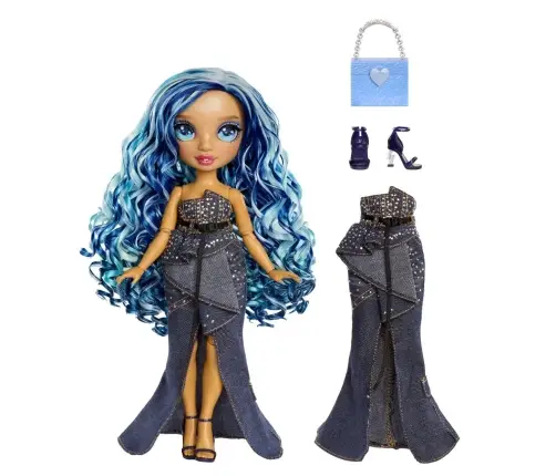 Rainbow High Holiday Skyler Bradshaw Fantastic Fashion 429937-EUC