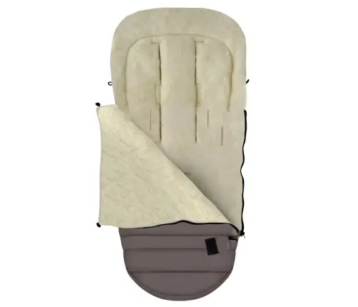 Zaffiro Stroller Footmuff Expandable iGrow Nordico taupe