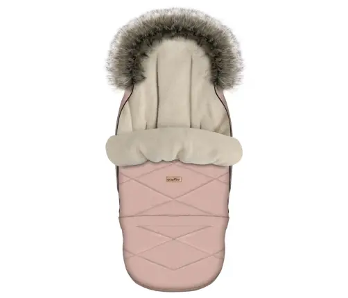 Zaffiro Stroller Footmuff Expandable GrowUP Aspen baby pink