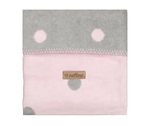 Baby blanket Bari 75x100cm baby pink