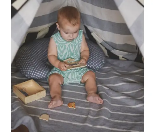 Laste tekk Alba 75x100cm grey