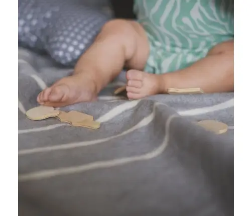 Laste tekk Alba 75x100cm grey