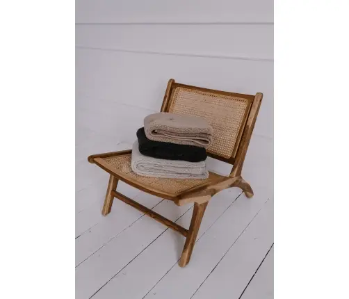 Wool blanket Nevada 75x100cm anthracite