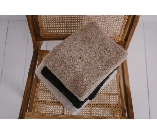 Wool blanket Nevada 75x100cm anthracite