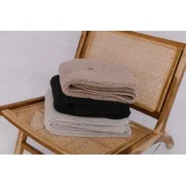 Vilnonis pledas Nevada 100x150cm anthracite