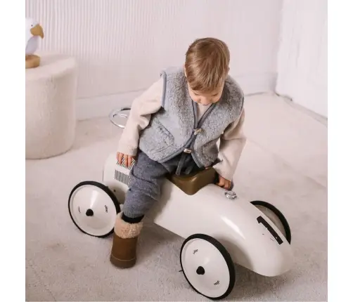 Wool baby vest Nevada 110/116 grey