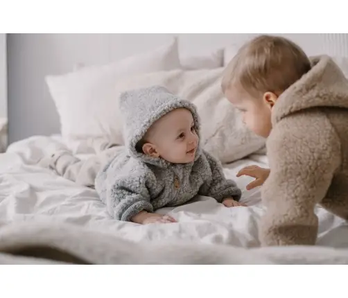 Kids wool coat Meri Nevada 62/68 beige