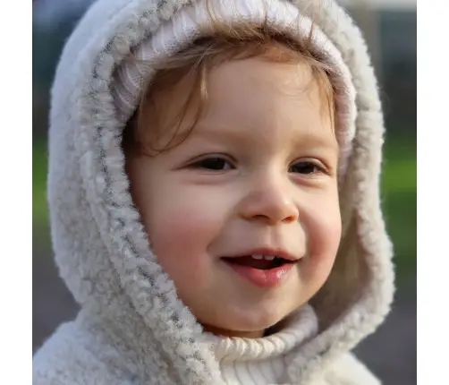 Kids wool coat Meri Nevada 86/92 beige