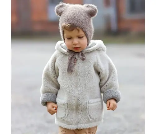 Kids wool coat Meri Nevada 98/104 beige