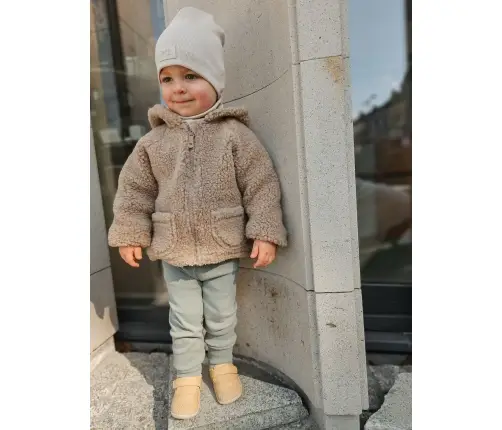 Kids wool coat Meri Nevada 110/116 brown