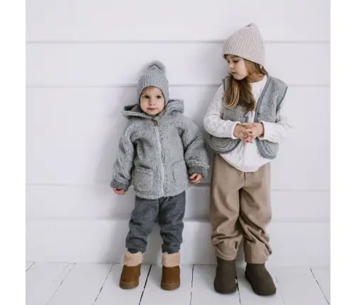 Bērnu vilnas jakas Meri Nevada 110/116 grey