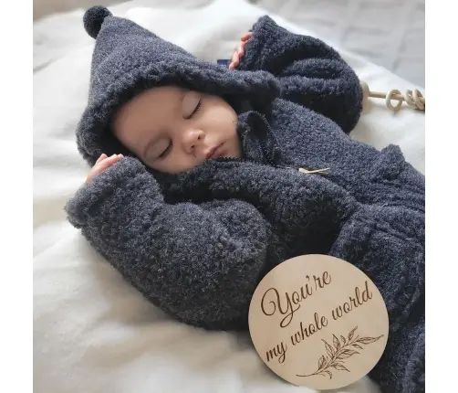 Vaikiška vilnonė striukė Meri Nevada 74/80 anthracite