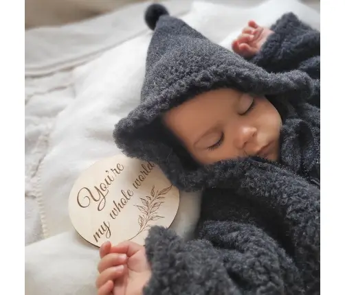 Vaikiška vilnonė striukė Meri Nevada 86/92 anthracite