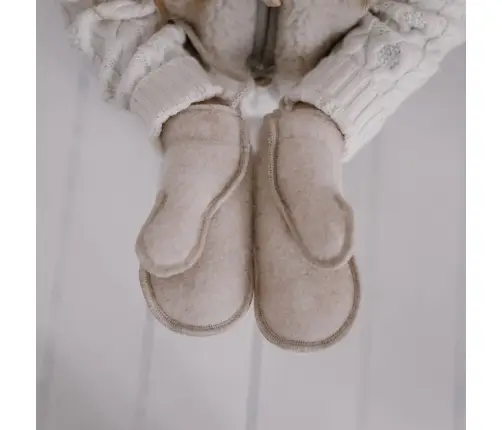 Wool mittens Sierra 3-5y beige