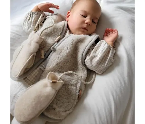 Vilnos kūdikių liemenė Nevada 74/80 beige