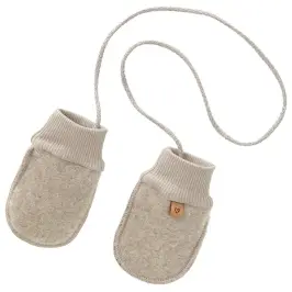 Wool mittens Sierra 0-12m beige