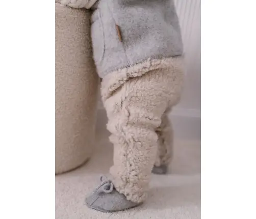 Wool baby shoes Sierra S 0-6m grey