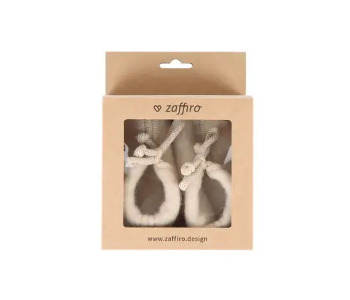 Vilnoniai kūdikio batukai Sierra M 6-12m beige