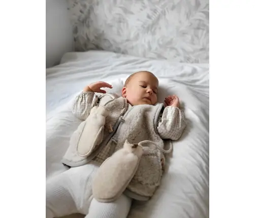 Wool baby vest Nevada 86/92 beige