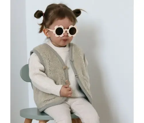 Bērnu vilnas veste Nevada 98/104 beige