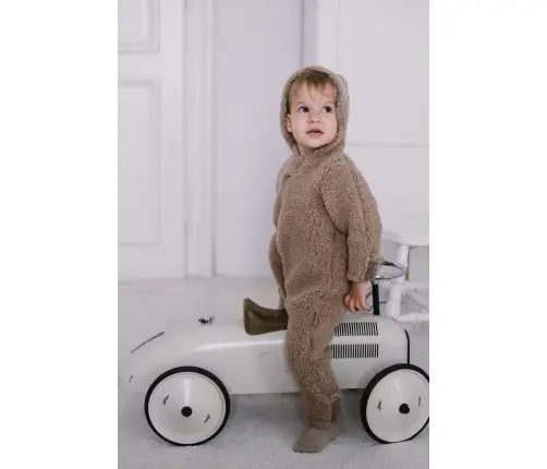 Wool romper suit Nevada 86/92 brown