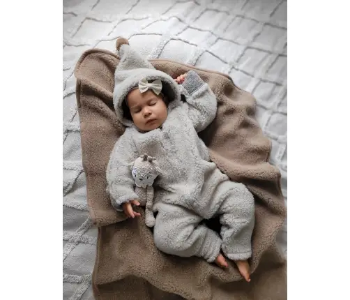 Wool romper suit Nevada 86/92 beige