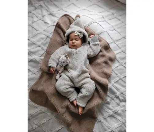 Wool romper suit Nevada 86/92 beige