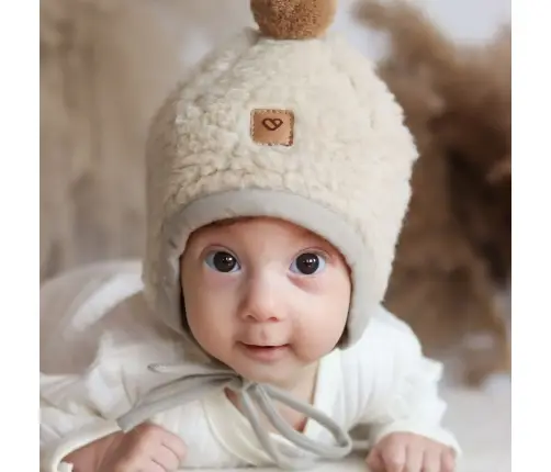 Шапка из шерсти Tulip Nevada S 0-6m beige