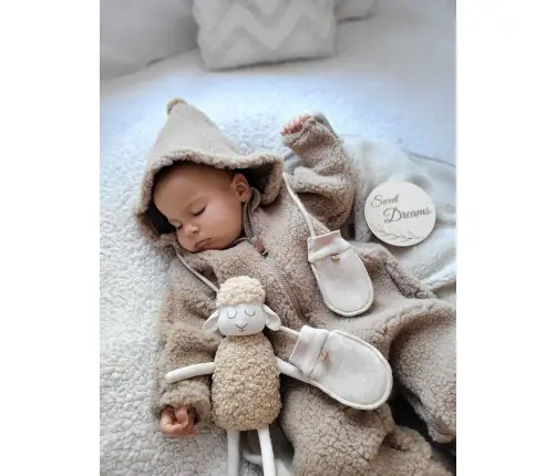 Vilnas kombinezons zīdaiņiem Nevada 50/56 brown